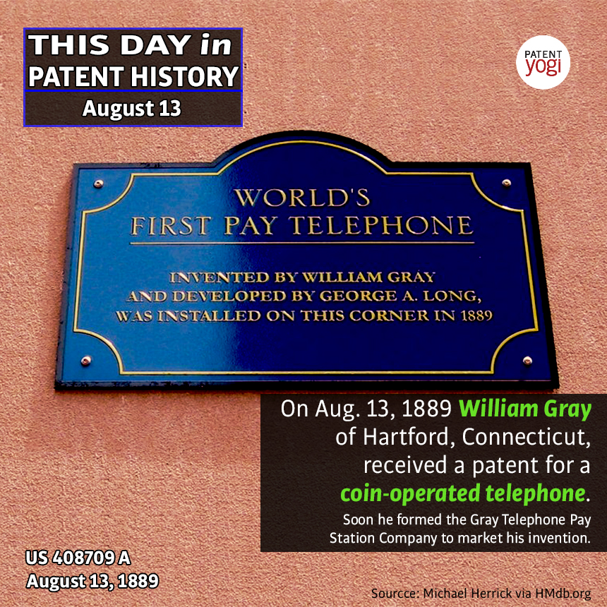18890813 pay phone patent