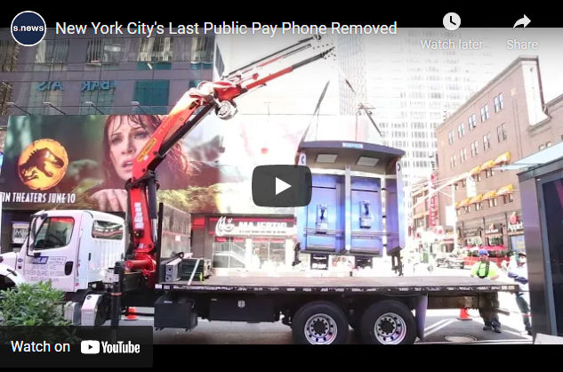 last NY public payphone removed